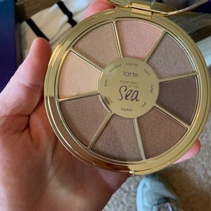 Two tarte eyeshadow palettes.